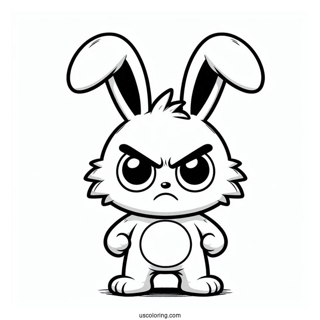 Sprunki Coloring Page Of Angry Raddy