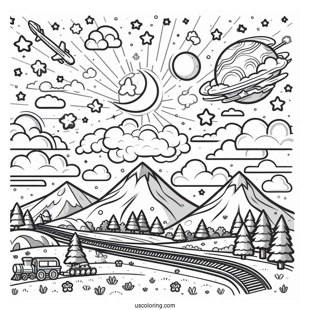 Simple Coloring Sheet Of Sky From Paw Patrol