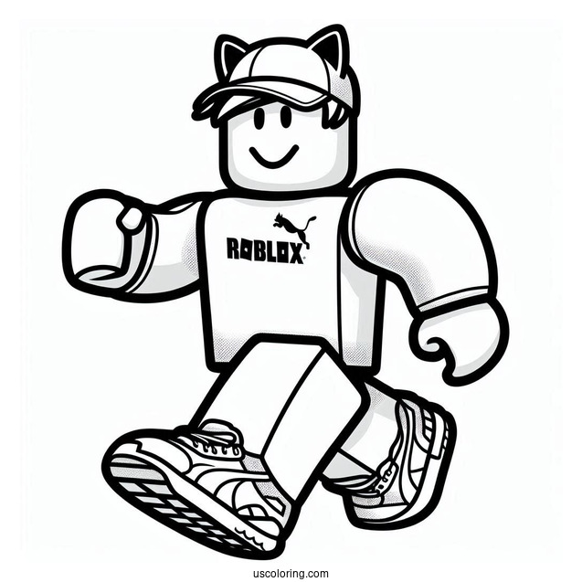 Roblox Character Running Wearing Puma