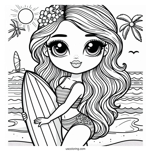 Surfer Babe From Athletic Club