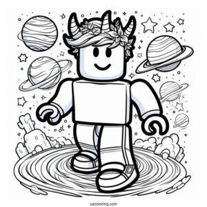Roblox Universe Coloring Page
