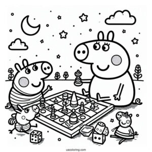 Peppa Pig Playing Games With Friends