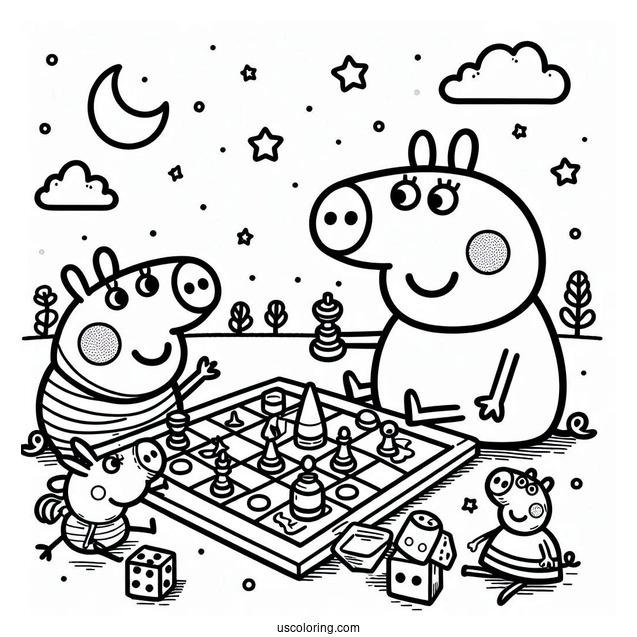 Peppa Pig Playing Games With Friends