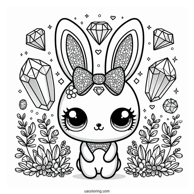 Crystal Bunny From Glitterati Club