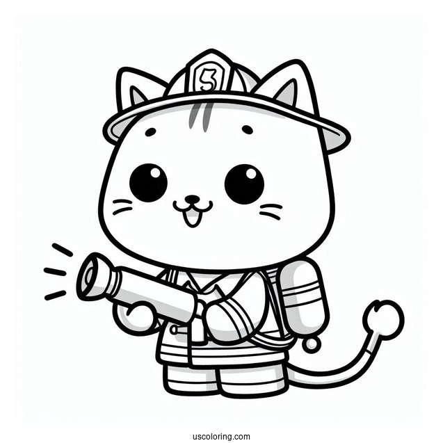Pete The Cat As a Firefighter