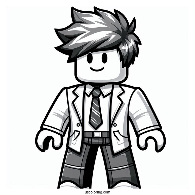 Roblox Character Skin Coloring For Kids
