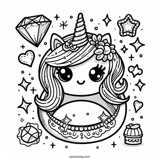 Bling Unicorn Ring Shopkins