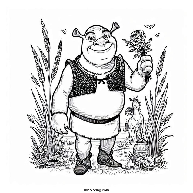 Fairy Tale Creatures From Shrek To Color