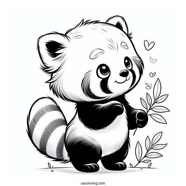 Red Panda From Turning Red Movie