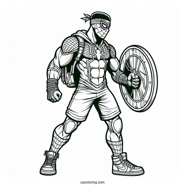 Hulk And Spider Man Coloring Page