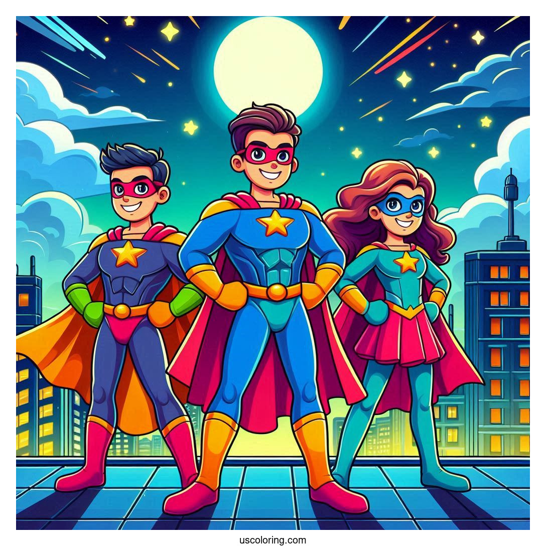 PJ Mask Coloring Pages Featured Image