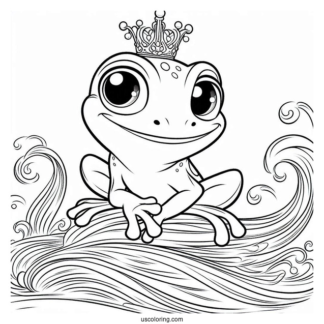Prince Naveen Frog Coloring Page