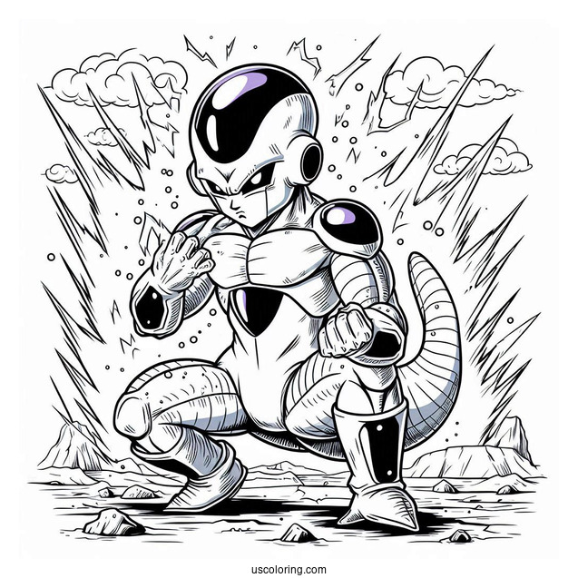 Frieza Coloring Sheet