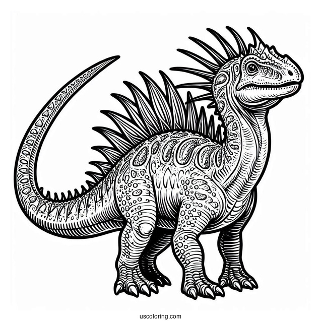 Tough Styracosaurus Coloring Page