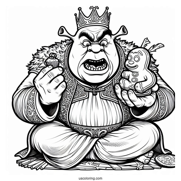 Lord Farguaad Tormenting Gingerbread Man