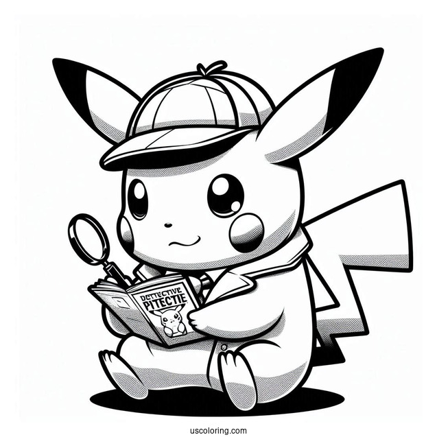 Detective Pikachu Examining Clue