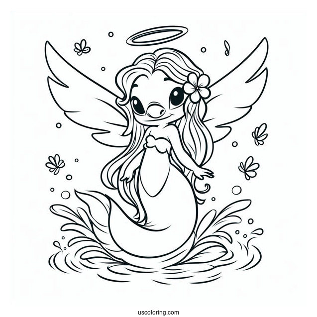Angel (Experiment 624) Character Coloring Page