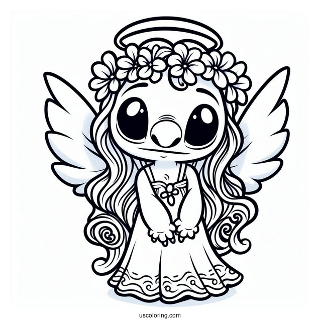 Angel (Experiment 624) Character Coloring Page