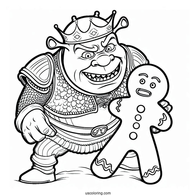 Lord Farguaad Tormenting Gingerbread Man