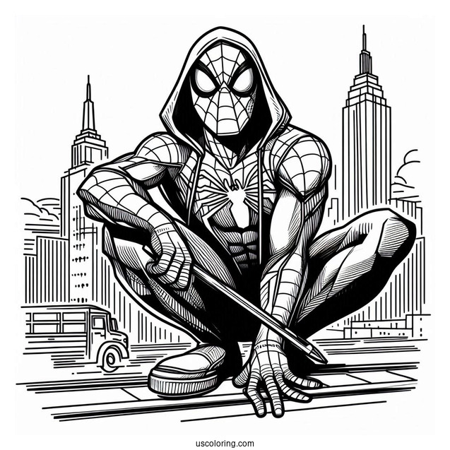 Easy Spider-Man Coloring For Kids(1)