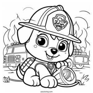 Paw Patrol Coloring Page
