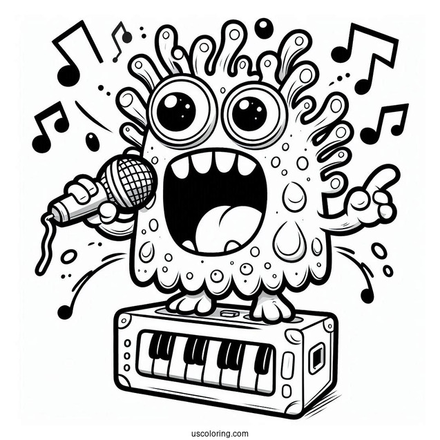 My Singing Monsters Coloring Page Of Epic Wubbox Singing