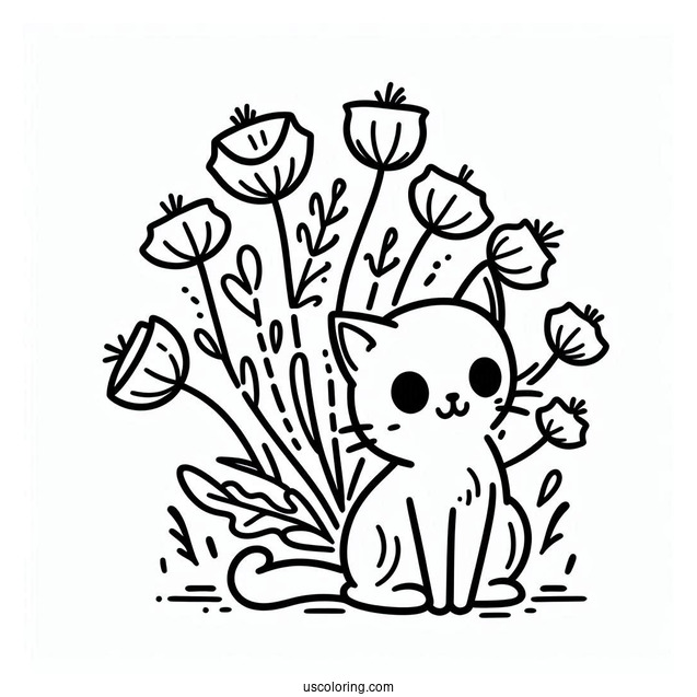 Poppy Playtime Coloring Page Of Catnip From Poppy Playtime