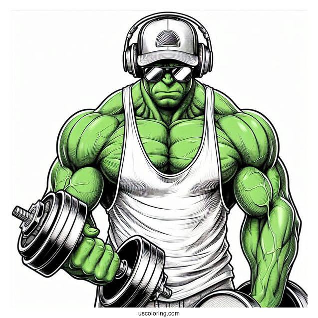 She Hulk Funko Pop Toy Coloring In