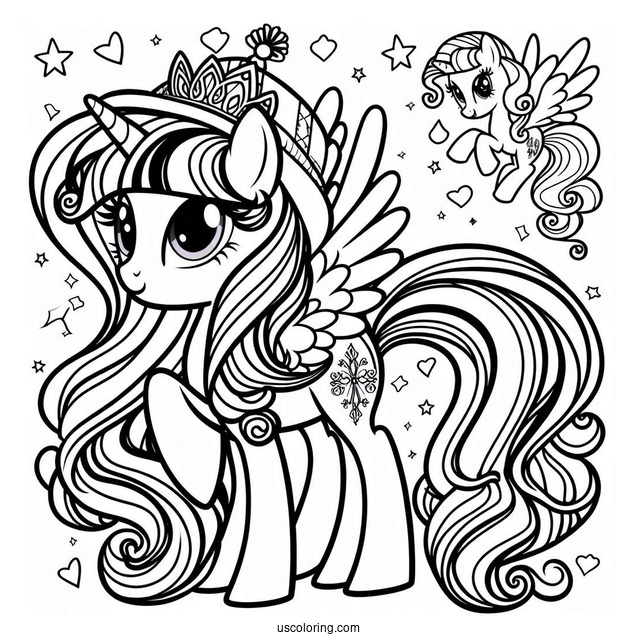 Princess Twilight Sparkle With Equestria Girls Version