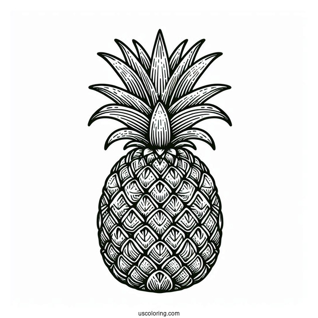 Tropical Themed Pineapple