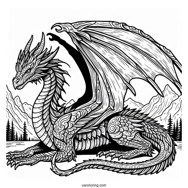 Game Of Thrones Dragon To Color