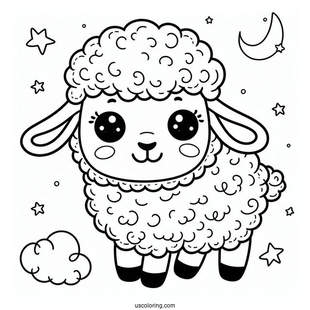 Easy Baby Sheet To Color For Kids