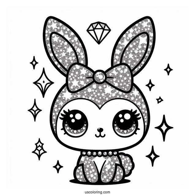 Crystal Bunny From Glitterati Club