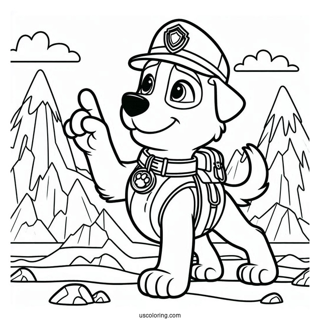Coloring Page Of Everest