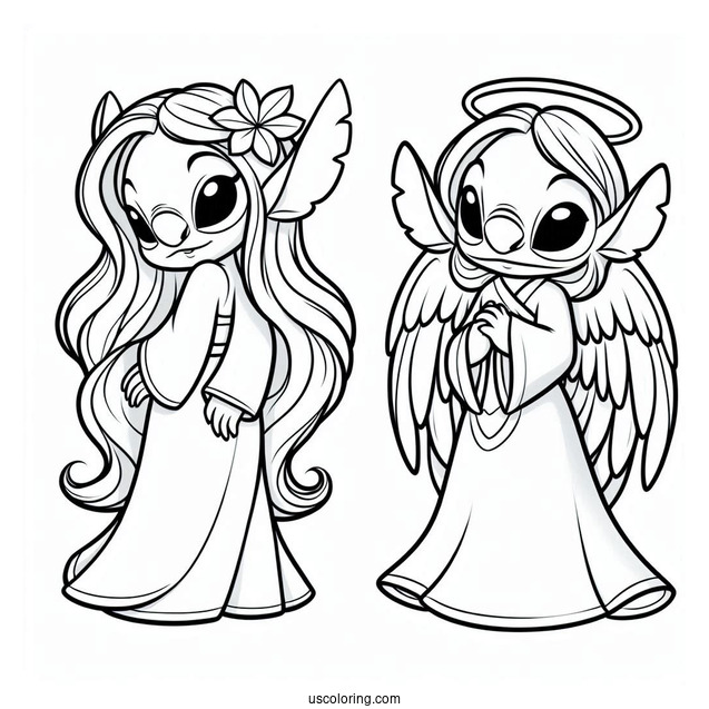 Angel (Experiment 624) Character Coloring Page