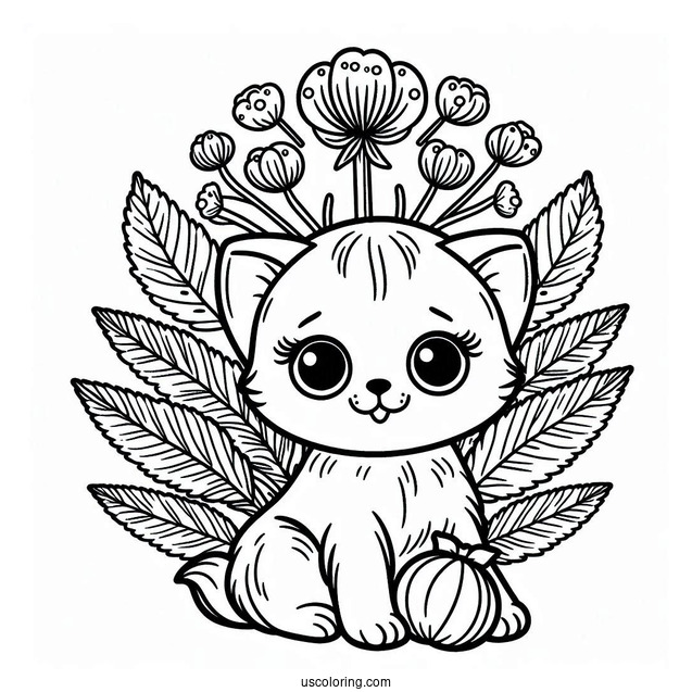 Poppy Playtime Coloring Page Of Catnip From Poppy Playtime