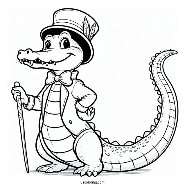 Tick-Tock The Crocodile From Pater Pan To Color