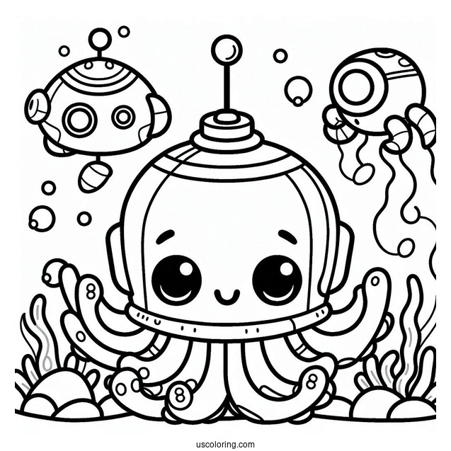 Octonauts Coloring Page Octopod