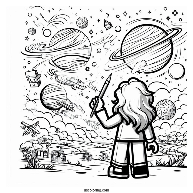 Roblox Universe Coloring Page