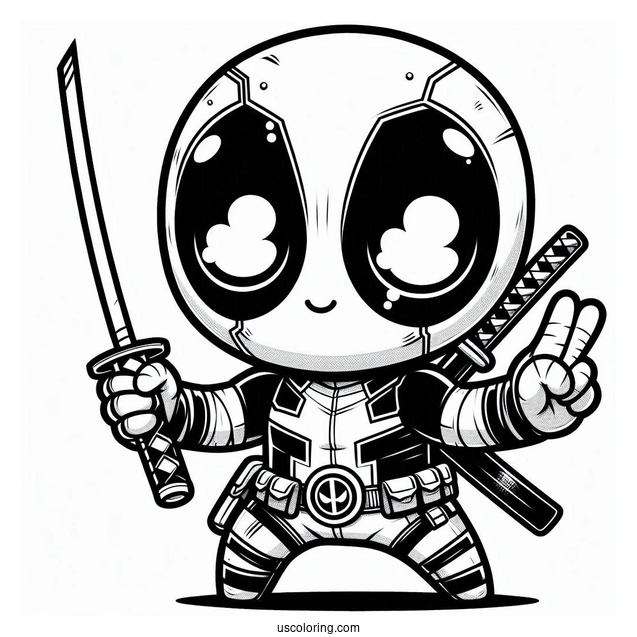 Cute Chibi Deadpool