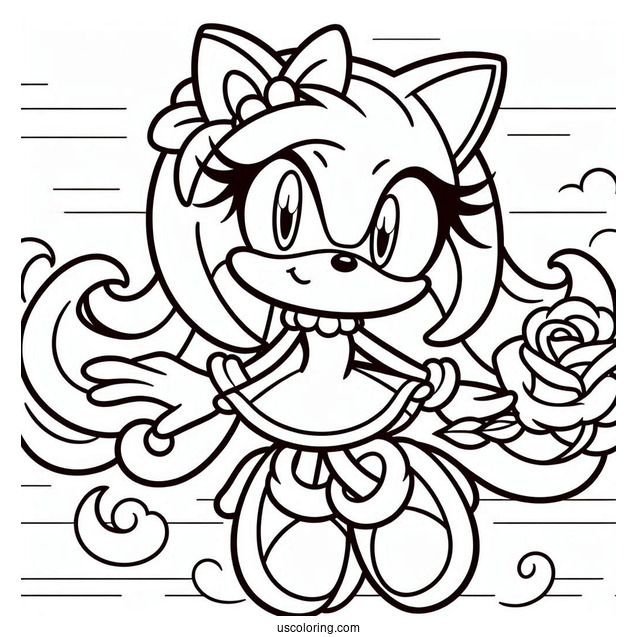Amy Rose Outline For Preschoolers