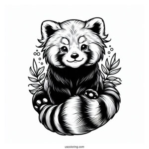Red Panda From Turning Red Movie
