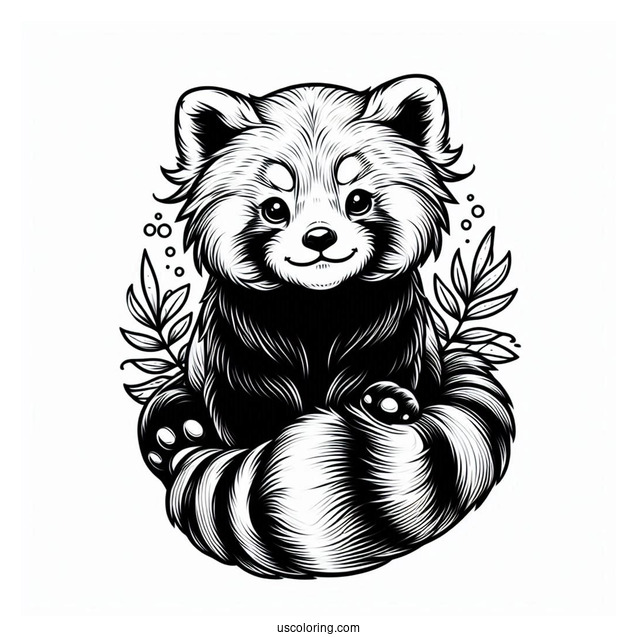 Red Panda From Turning Red Movie
