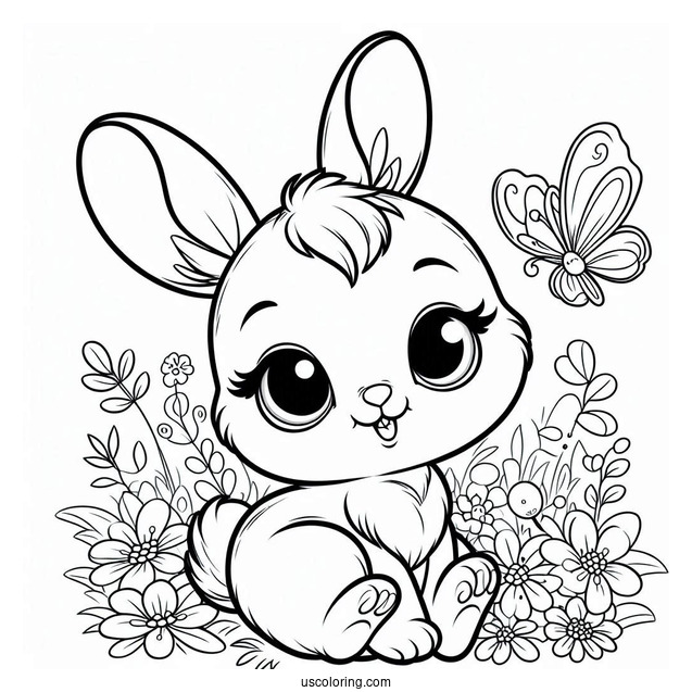 Poppy Playtime Coloring Page Of Bunzo Bunny