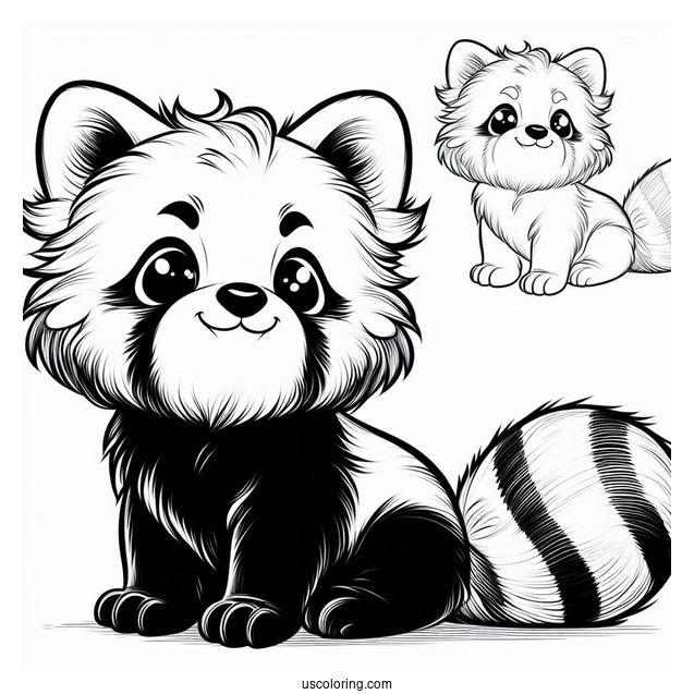 Mischievous Looking Red Panda