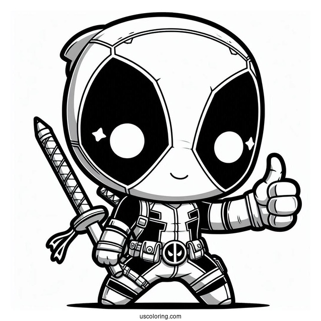 Cute Chibi Deadpool