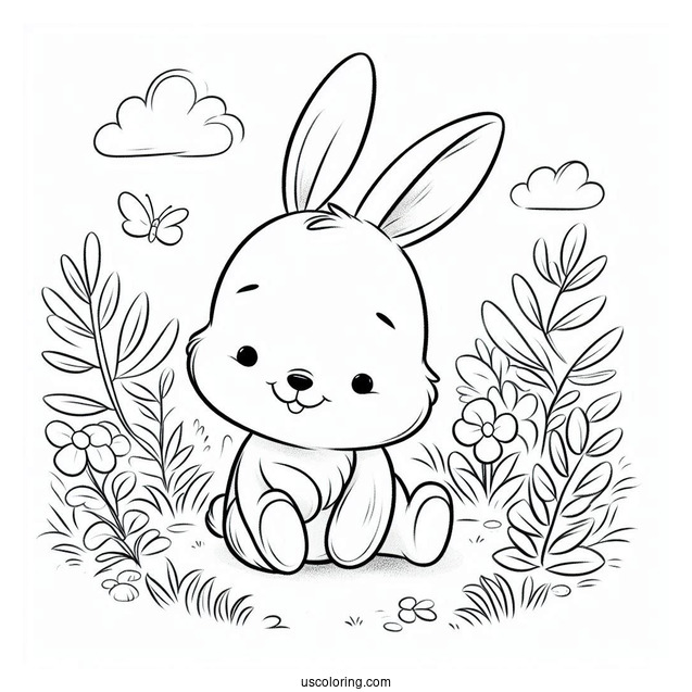 Winnie The Pooh Rabbit Coloring Sheet