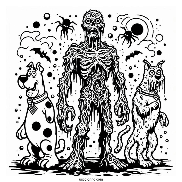 Zombie Monster From Scooby-Doo To Color
