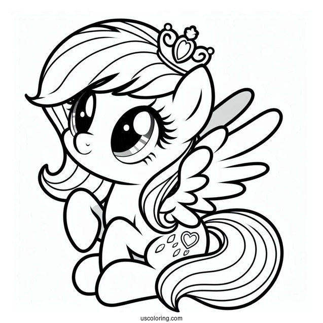 Baby Princess Dash With Wings