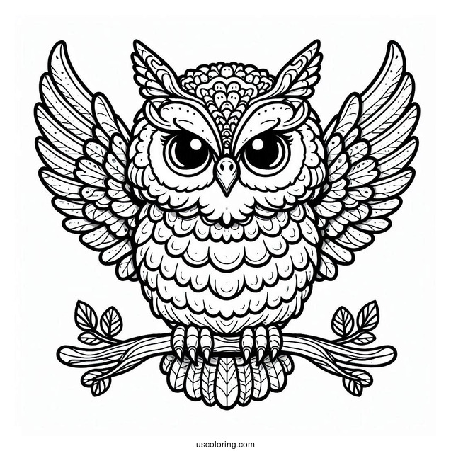 Plump Looking Own With Sharp Claws